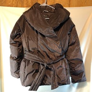 Calia by Carrie Underwood NWOT brown puffer jacket coat XS